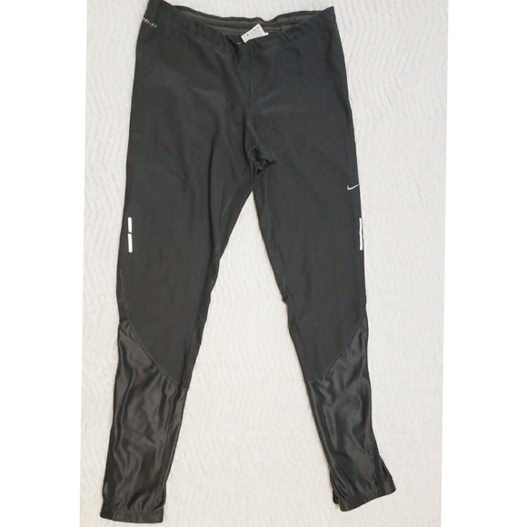 Dark Gray Nike Zip Leggings - Picture 2 of 5